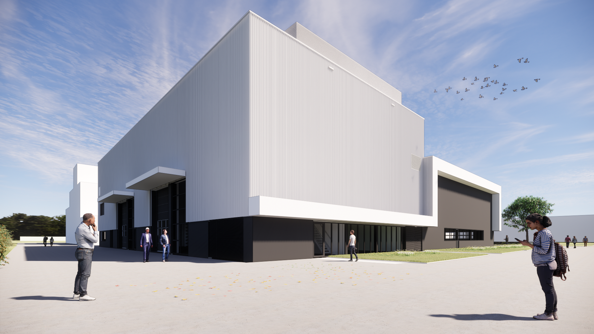 3D Render of the new facility